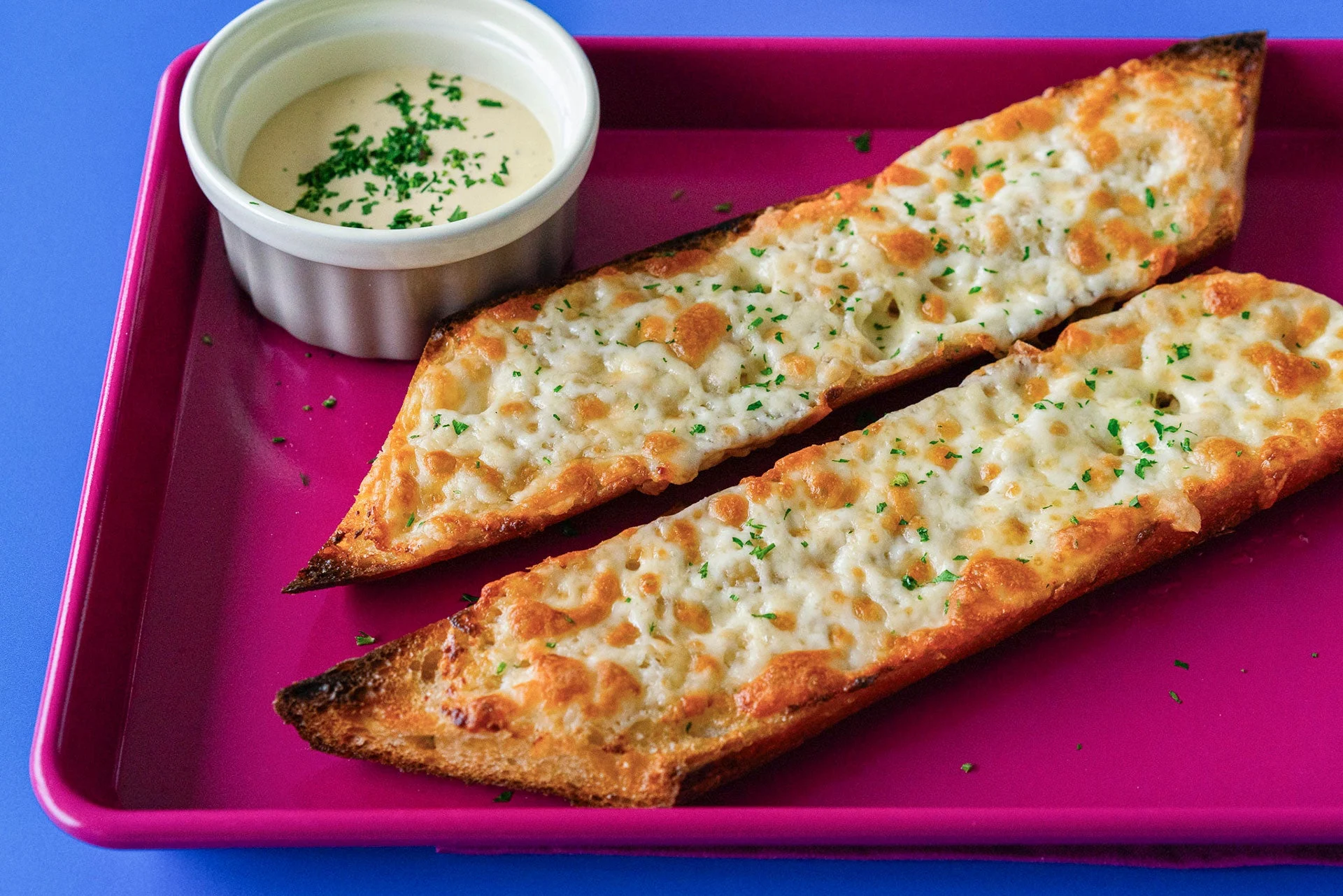 Cheesy Ranch Garlic Bread