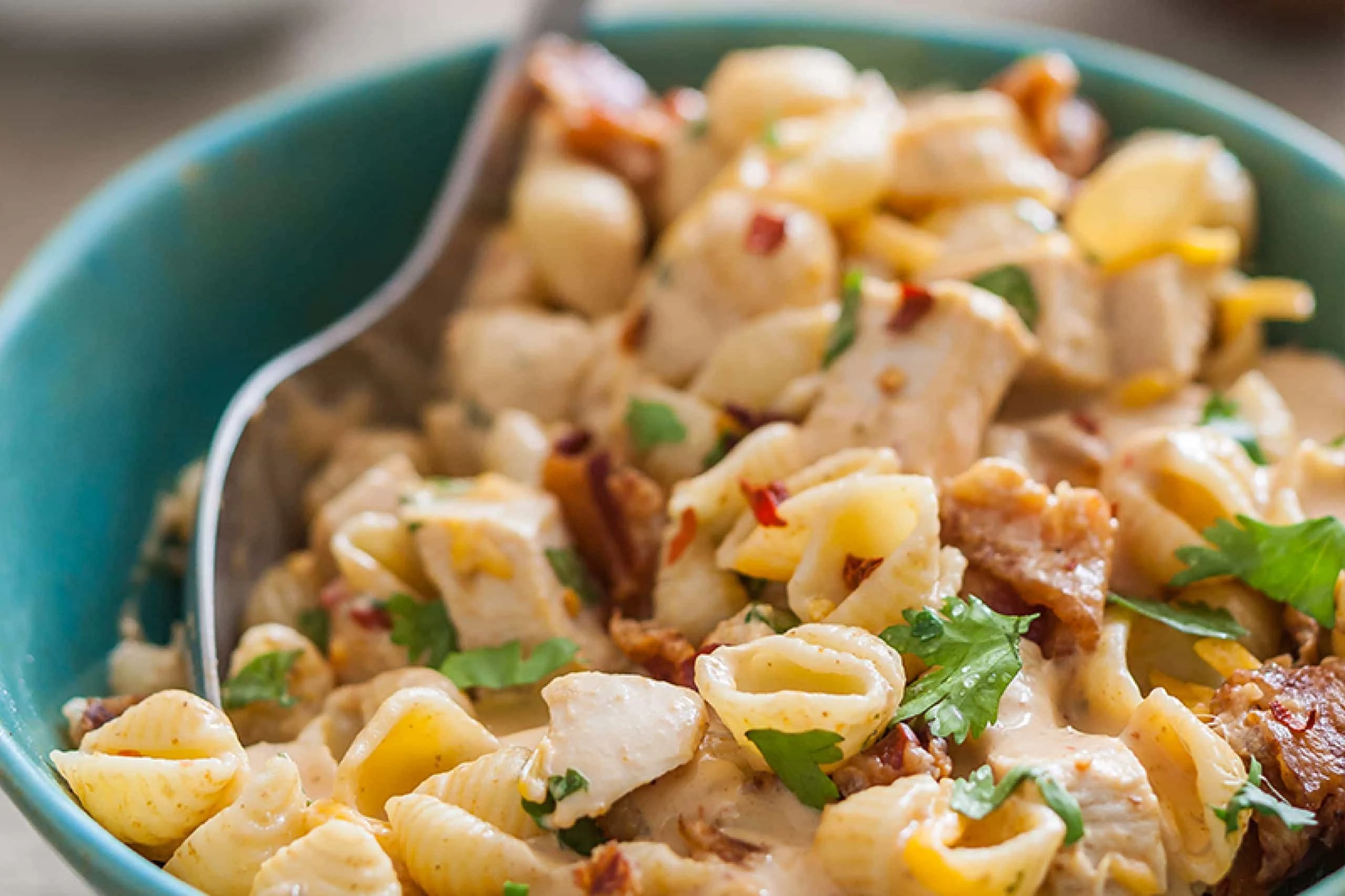 Turkey Club Pasta Salad